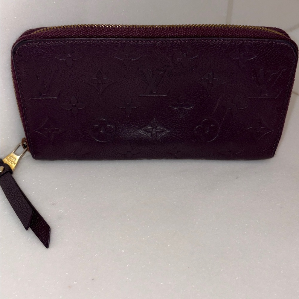 Louis Vuitton Dark Burgundy Monogram Wallet